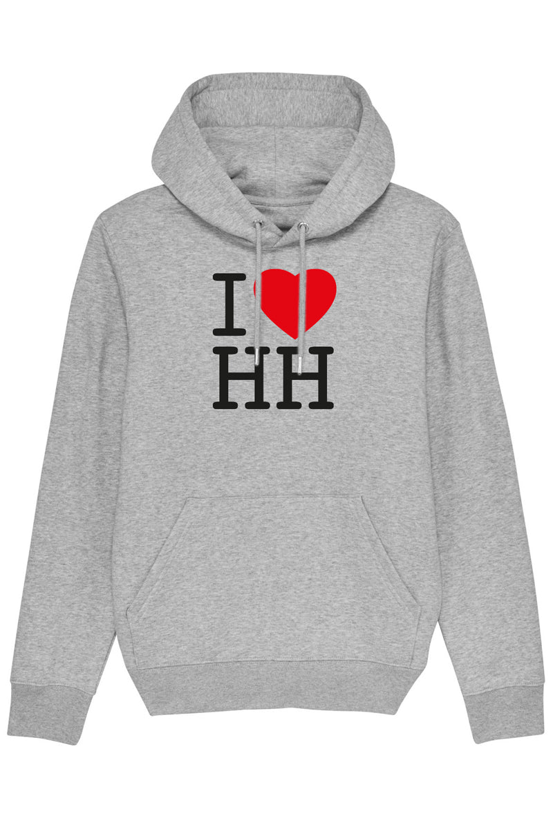 Sweatshirt "I Love Waldhambach" - Taille L - Noir Avec Impression Blanche - Manches Longues